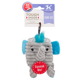 Outward Hound Cube-Eez 2-in-1 Squeaker Dog Toy - Elephant image 0