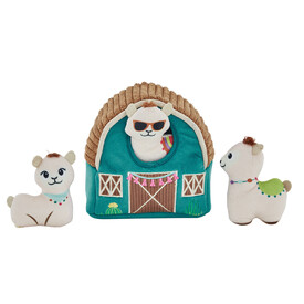 Outward Hound Hide-A-Llama Plush Dog Puzzle with 3 Squeaker Toys  image 0