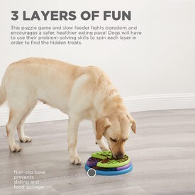 Outward Hound Lickin' Layers Slow Food & Treat Bowl for Dogs image 0
