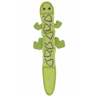 Fire Biterz Tough Green Lizard Dog Toy image 0