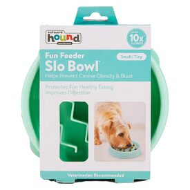 Outward Hound Fun Feeder Wave Slow Feeder Dog Bowl - Mini in Mint image 0