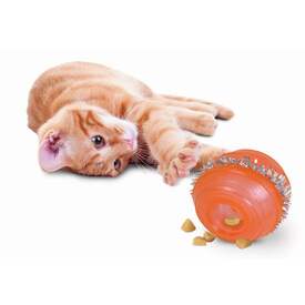 Omega Paw Tricky Treat Ball Treat & Food Dispensing Cat Toy image 0