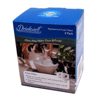 drinkwell replacement foam filters pack filter avalon pagoda petsafe suits stainless pac00 pricing options