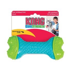 4 x KONG CoreStrength Multilayered Textured Dog Toy - Bone Shape - Medium/Large image 0