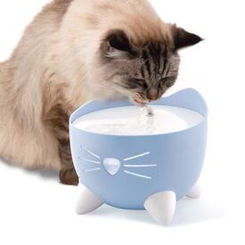 Catit Pixi Fountain with Refill Alert for Cats & Dogs - 2.5 Litres - Blue image 0