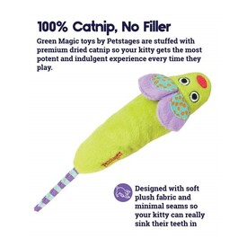 Petstages Green Magic Mightie Mouse Catnip Infused Kickeroo Cat Toy image 0