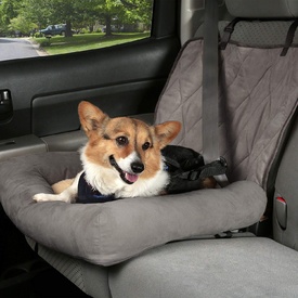 Happy Ride Car Cuddler Dog Bed and Single Car Seat Cover Protector for Cars/Trucks & SUVs image 0