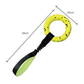 KONG Reflex Bite Defying Floating Dog Toy - Reflex Tug image 0