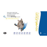Revolution Flea, Intestinal Worm & Heartworm Control for Cats & Kittens image 0