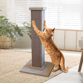 SmartCat Ultimate Heavy-Duty Sisal Cat Scratch Post - Grey image 0