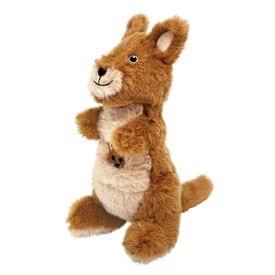 KONG Shakers Passports Plush Squeaker Dog Toy - Kangaroo x 3 Unit/s image 0