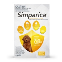 Simparica Monthly Flea & Tick Tablets for Dogs 6-Pack - Choose your size image 0