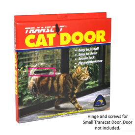 Replacement Hinge for Small Transcat Cat Door including screws image 0