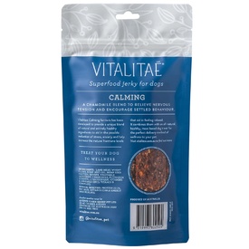 Vitalitae Superfood & Hemp Oil Dog Treats - Calming Jerky - 150g image 0