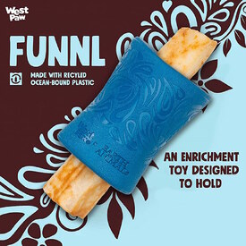 West Paw Funnl Dog Treat & Chew Hiding Toy for Moderate Chewers image 0