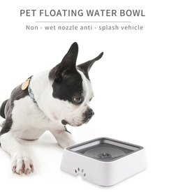 All Fur You Anti Splash Bowl 2L Grey | No Mess Pet Water Bowl image 0