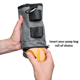 All Fur You Dog Poop Can Grey | Hygienic Waste Disposal image 0