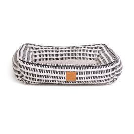 Mog & Bone Bolster Dog Bed - Black & White Mosaic image 0