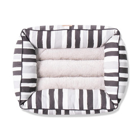 Mog & Bone Bolster Dog Bed - Pebble Black Brush Stroke - Small image 0