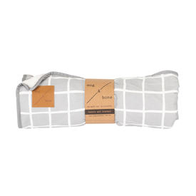 Mog & Bone Soft Reversible Pet Blanket Grey Check image 0