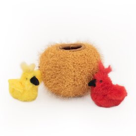 Zippy Paws ZippyClaws Burrow Cat Toy - Birds in Nest  image 0