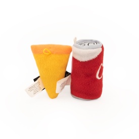 Zippy Paws ZippyClaws NomNomz Cat Toy - Pizza and Cola  image 0