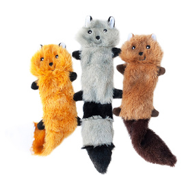Zippy Paws Skinny Peltz Plush No-Stuffing Dog Toys - 3-pack Small image 0