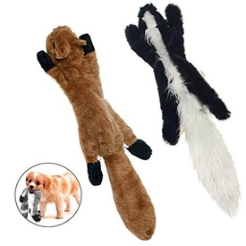 Zippy Paws Skinny Peltz Squeaker Dog Toy 3-pack Large - No Stuffing image 0