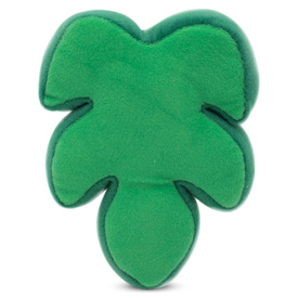 Zippy Paws Squeakie Pattiez Plush Squeaker Dog Toy - Monstera Leaf image 0