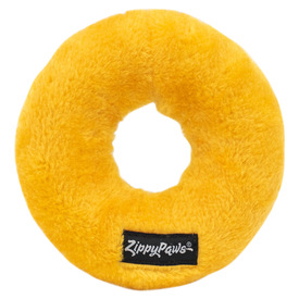 Zippy Paws Plush Squeaker Dog Toy - Rainbow Donutz image 0