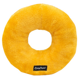 Zippy Paws Plush Squeaker Dog Toy - Jumbo Rainbow Donutz image 0