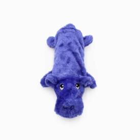 Zippy Paws Crusherz with Replaceable Plastic Squeaker Bottle Dog Toy - Hippo image 0