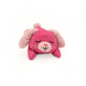 Zippy Paws Snooziez with Silent Shhhqueaker Plush Dog Toy - Bunny  image 0
