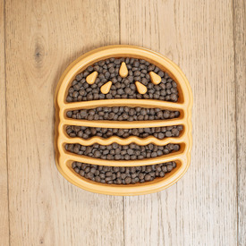Zippy Paws Happy Bowl Interactive Slow Food Dog Bowl - Burger image 0