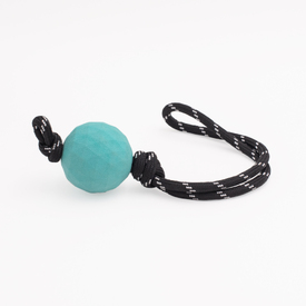 Zippy Paws ZippyTuff Waggle RopeTugz Babble Ball with Unpredictable Bounce image 0