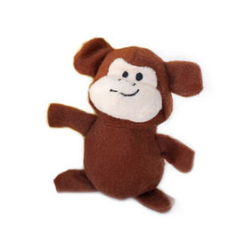 Zippy Paws Interactive Burrow Dog Toy - Monkey 'n Banana image 0