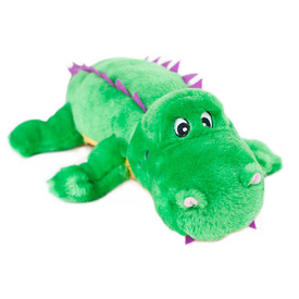 Zippy Paws Grunterz Plush Dog Toys - Alvin the Alligator image 0