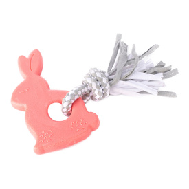Zippy Paws ZippyTuff Teetherz Dog Toy for Puppies - Bonnie the Bunny image 0
