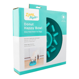 Zippy Paws Happy Bowl Slow Feeder for Dogs - Donut image 0