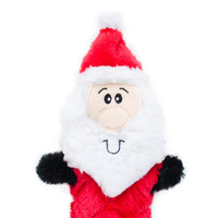 Zippy Paws Jigglerz Shakeable Dog Toy - Santa image 0