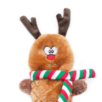 Zippy Paws Jigglerz Shakeable Dog Toy - Reindeer image 0