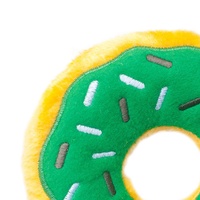 Zippy Paws Donutz Squeaker Dog Toy in a Variety of "Flavours" - Mint Chip image 0