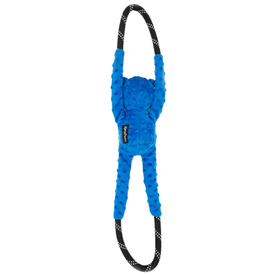 Zippy Paws Plush Squeaker Dog Toy - Hanukkah RopeTugz - Bear image 0