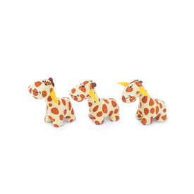 Zippy Paws Burrow Interactive Dog Toy - Giraffe Lodge with 3 Squeaky Giraffes image 0