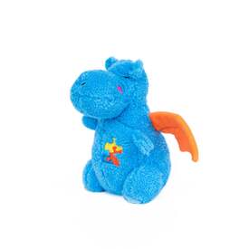 Zippy Paws Cheeky Chumz Plush Dog Toy - Drake the Dragon image 0