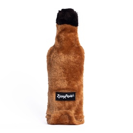 Zippy Paws Happy Hour Crusherz with Replaceable Squeaker Bottle Dog Toy - Whiskey image 0