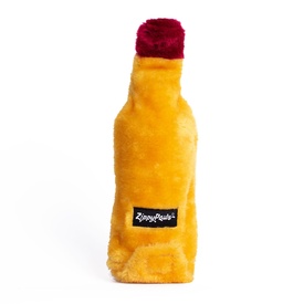 Zippy Paws Happy Hour Crusherz with Replaceable Squeaker Bottle Dog Toy - Tequila image 0