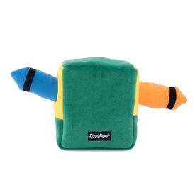 Zippy Paws Burrow Interactive Dog Toy - Crayon Box with 3 Crayons image 0