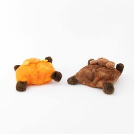 Zippy Paws Squeakie Pads No Stuffing Small Dog Toy - Bear & Moose 2-Pack  image 0
