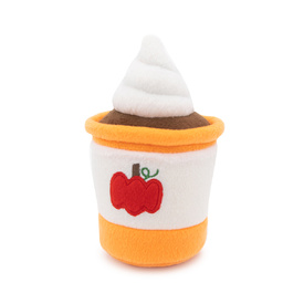 Zippy Paws Nom Noms Fall Harvest Pumpkin Spice Latte Plush Squeaker Dog Toy image 0